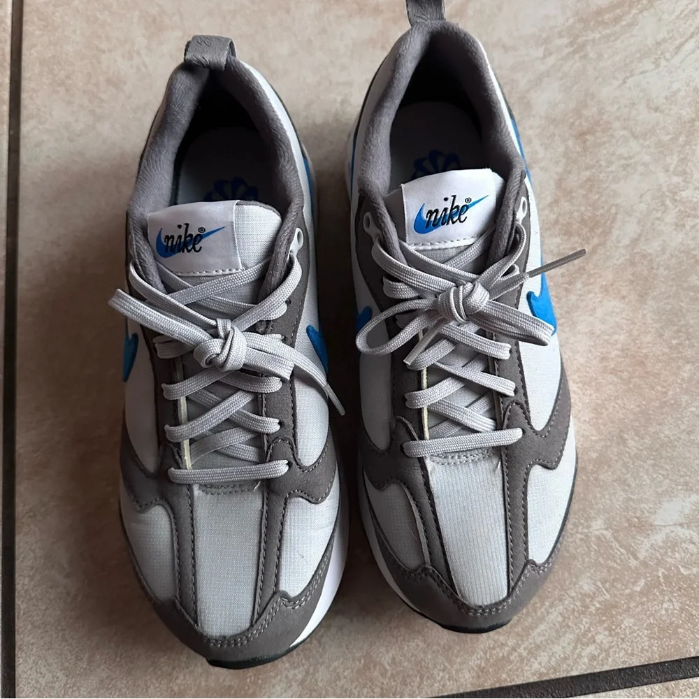 Nike Air Max Dawn Gray and Blue Sneakers youth size